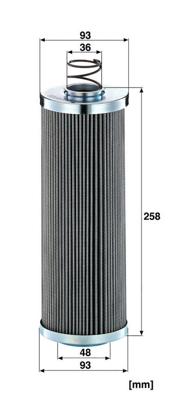 Hüdraulikafilter, automaatkäigukast, MANN-FILTER HD 1053 x
