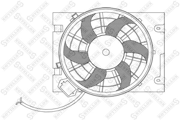 STELLOX ventilátor, motorhűtés 29-99265-SX