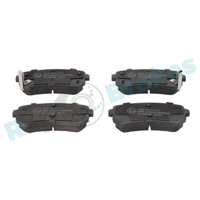 RAP BRAKES R-P1212 Brake Pad Set, disc brake