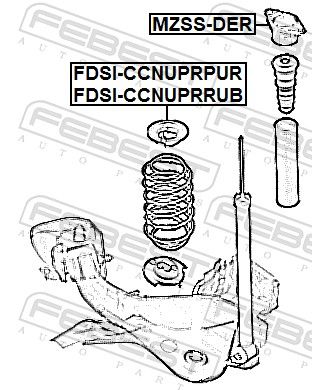 FEBEST FDSI-CCNUPRPUR Spring Seat