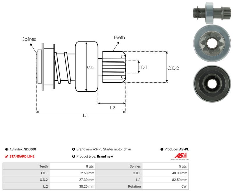 Vabajooks, starter, AS-PL SD6008