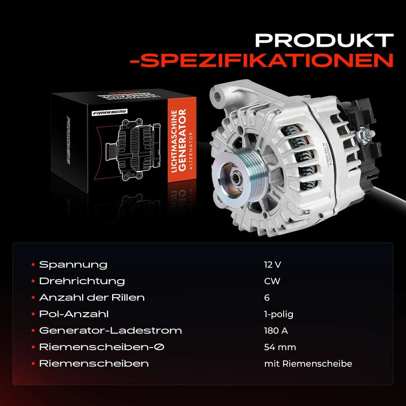 Frankberg 5481FB0028986 Alternator