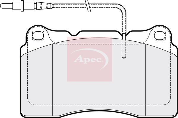 APEC Brake Pad Set, disc brake PAD1241