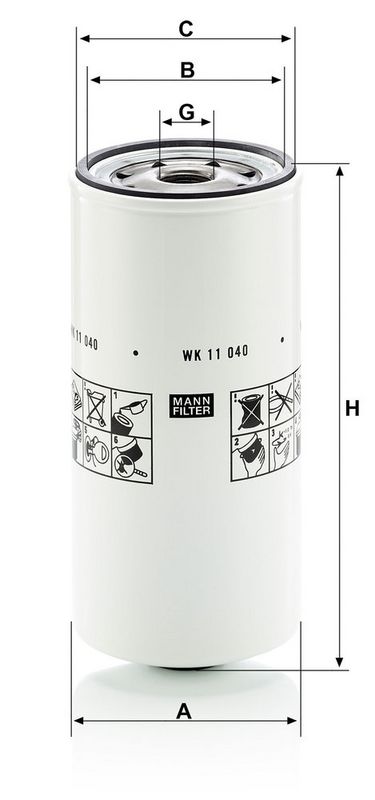 MANN-FILTER WK11040x Fuel Filter