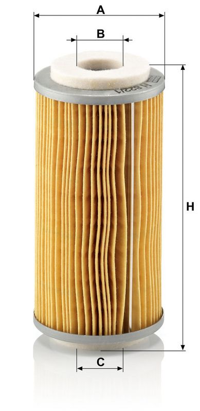 Filtru combustibil H 822/1 x MANN-FILTER