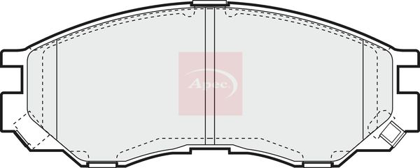APEC Brake Pad Set, disc brake PAD1059