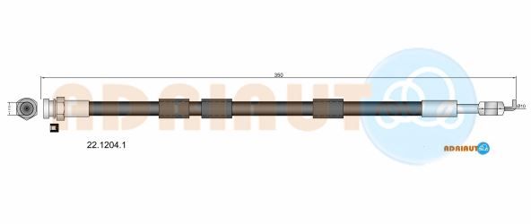 Гальмівний шланг, Adriauto 22.1204.1