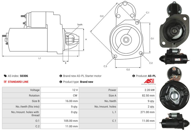 AS-PL S0306 Starter