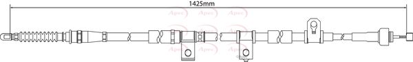 APEC Cable Pull, parking brake CAB1228
