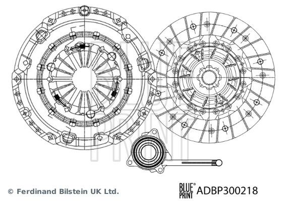 BLUE PRINT kuplungkészlet ADBP300218