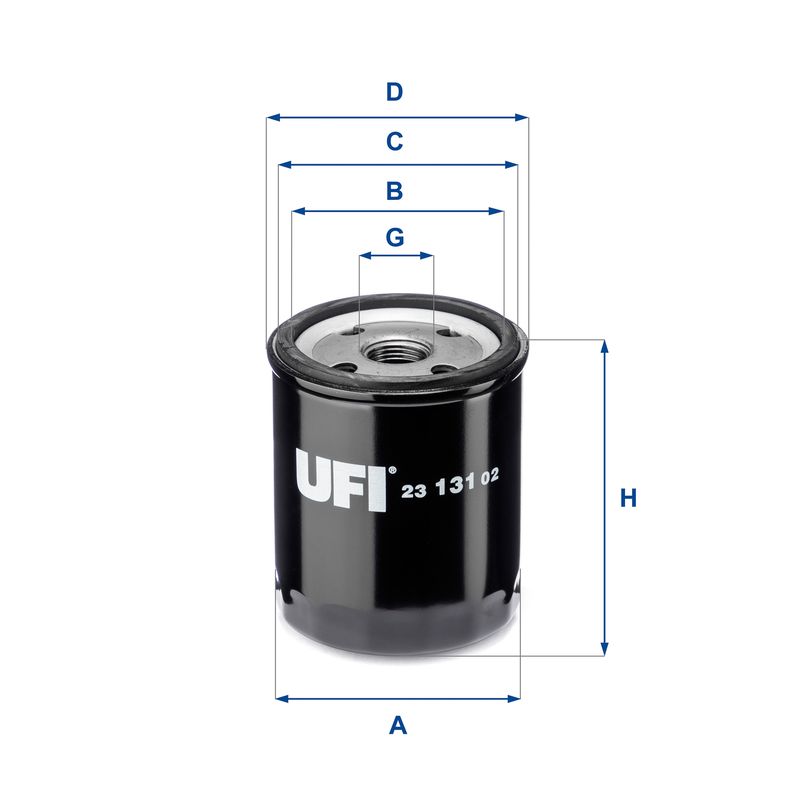 UFI olajszűrő 23.131.02
