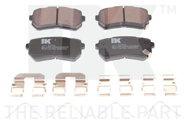 Bremseklodser - sæt til begge hjul