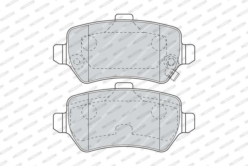 FERODO Plaquettes de frein à disque FDB1521