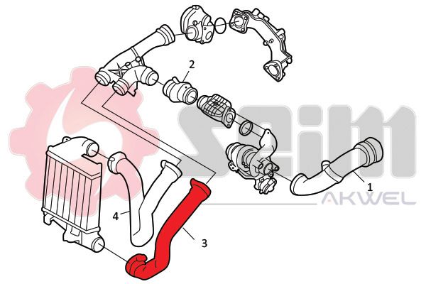 SEIM 982123 Charge Air Hose