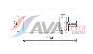 AVA Clever Choice HDA6292 - Heat Exchanger, interior heating