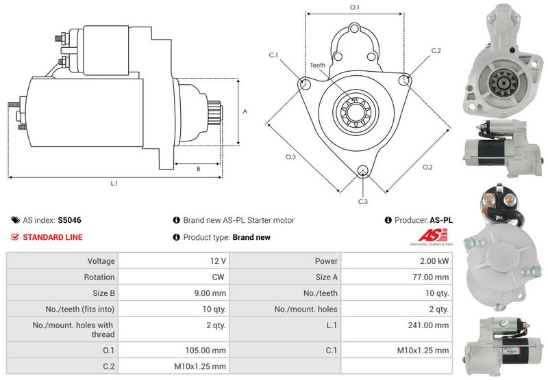 Starter, AS-PL S5046