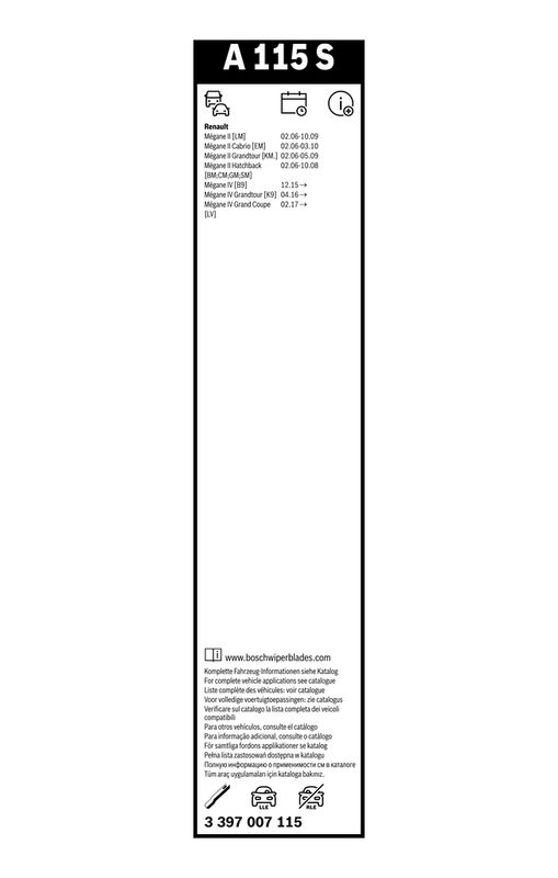 BOSCH 3 397 007 115 Wiper Blade