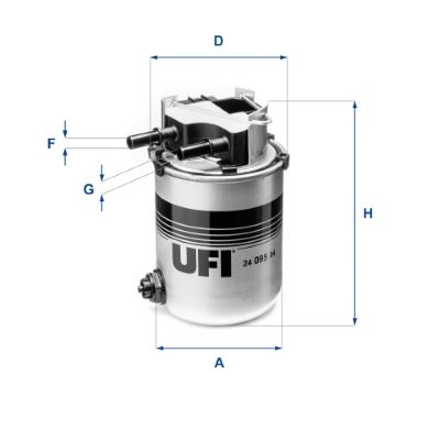 UFI Üzemanyagszűrő 24.095.04