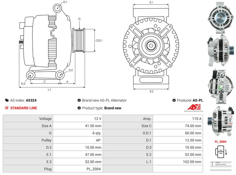 AS-PL A5324 Generatorius