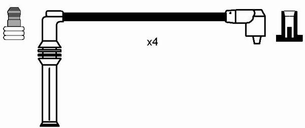 NGK 7704 Ignition Cable Kit