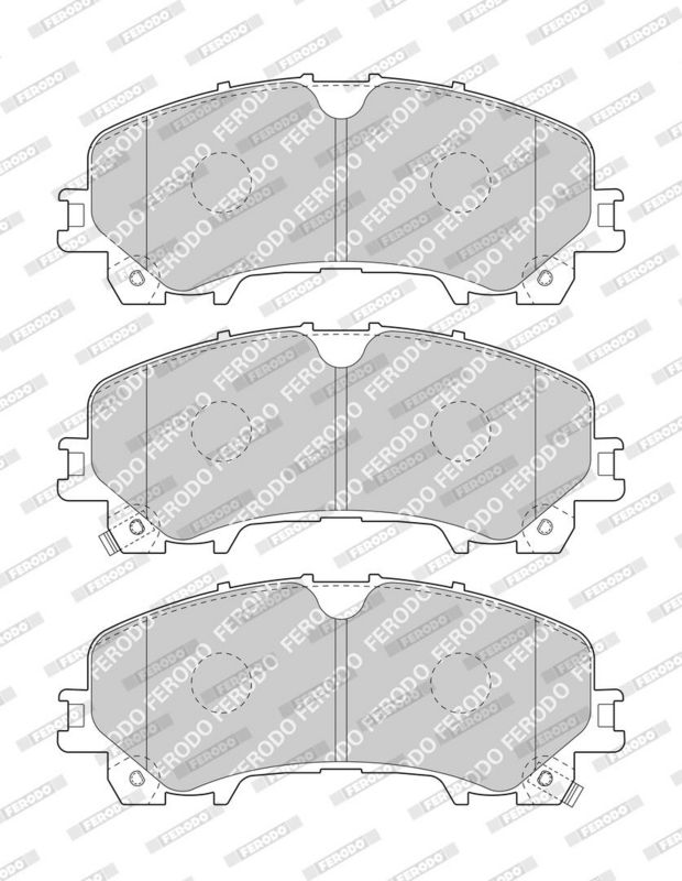 FERODO Plaquettes de frein à disque FDB4998