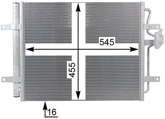 Product Image - Condensor, airconditioning - AC24000P - MAHLE