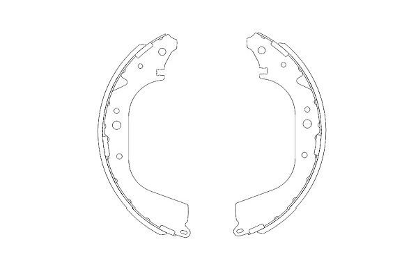 Kavo Parts Stabdžių trinkelių komplektas