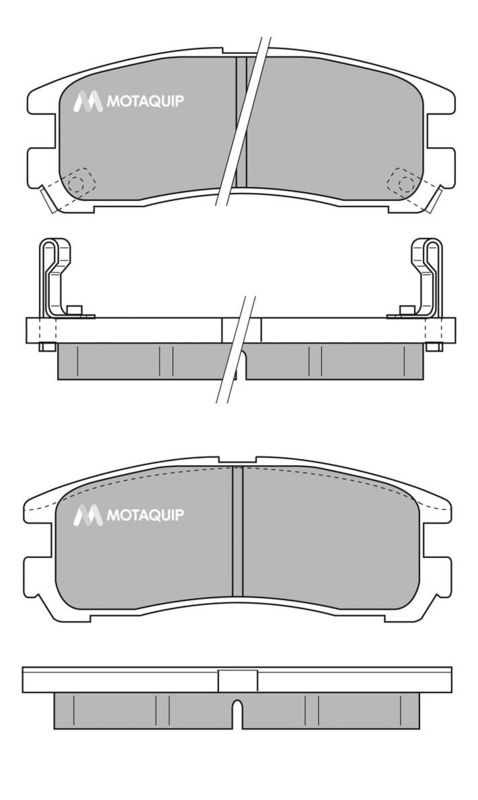 MOTAQUIP fékbetétkészlet, tárcsafék LVXL770