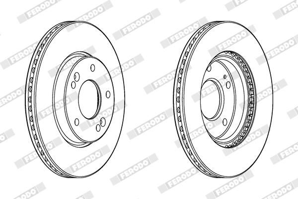 FERODO DDF2187C Brake Disc