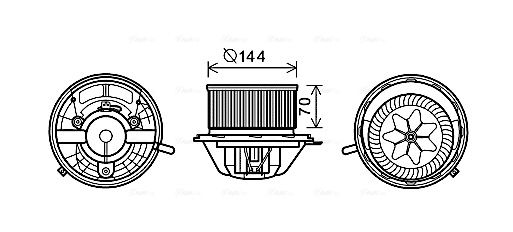 Компресор салону, Ava MS8607