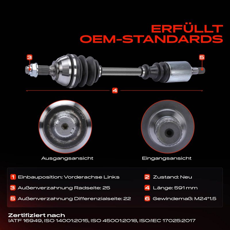 Frankberg 5481FB0010643 Drive Shaft