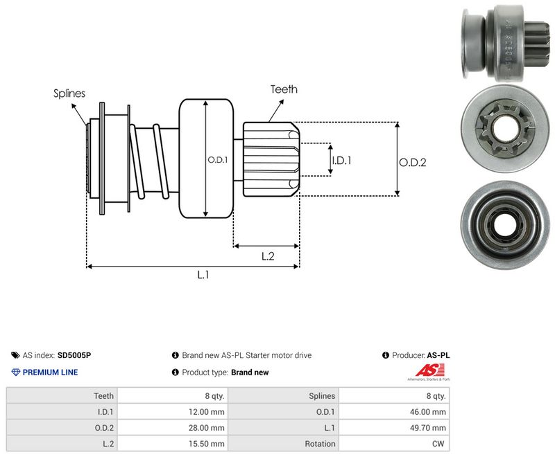 Vabajooks, starter, AS-PL SD5005P