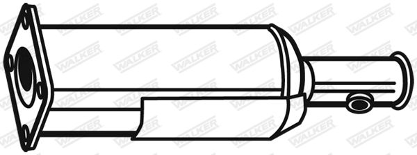 WALKER 73180 Soot/Particulate Filter, exhaust system