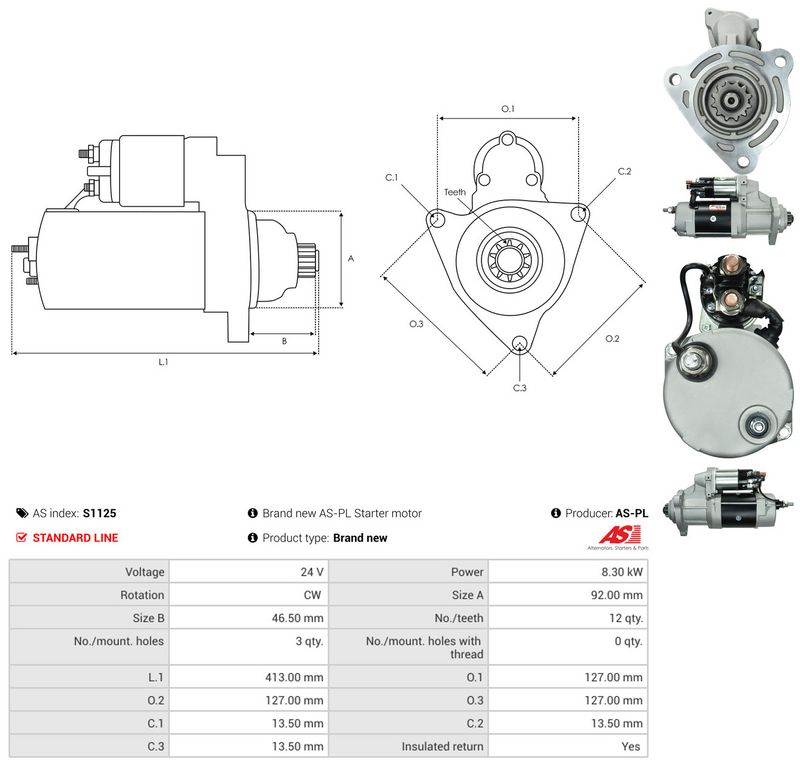AS-PL S1125 Starter
