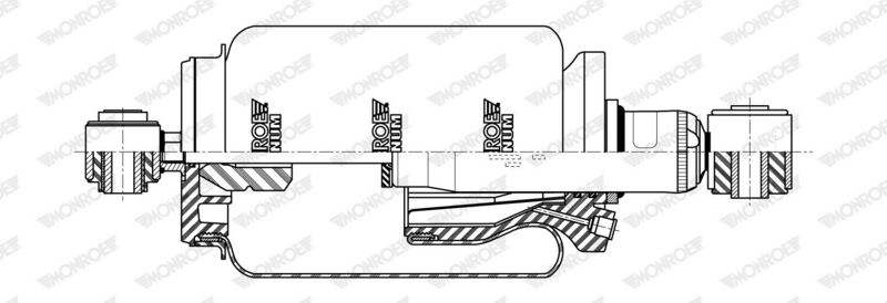 tlumič kabiny MAN TGA zd.P+měch CB0280