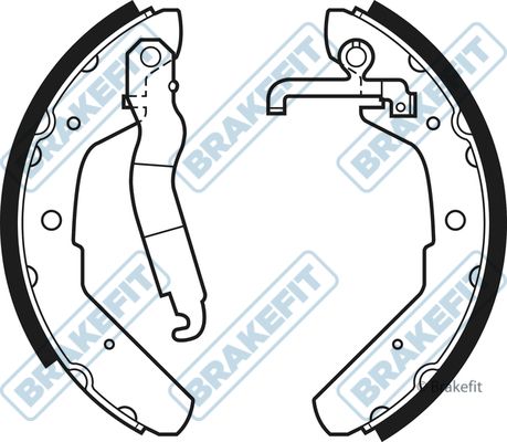 APEC Brake Shoe Set BSH1080