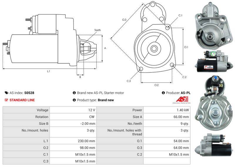 AS-PL S0528 Starter