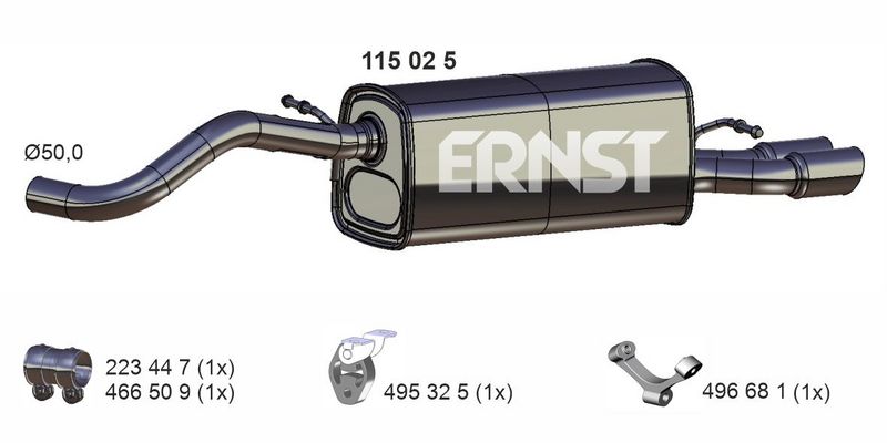 Toba esapament finala ERNST 115025