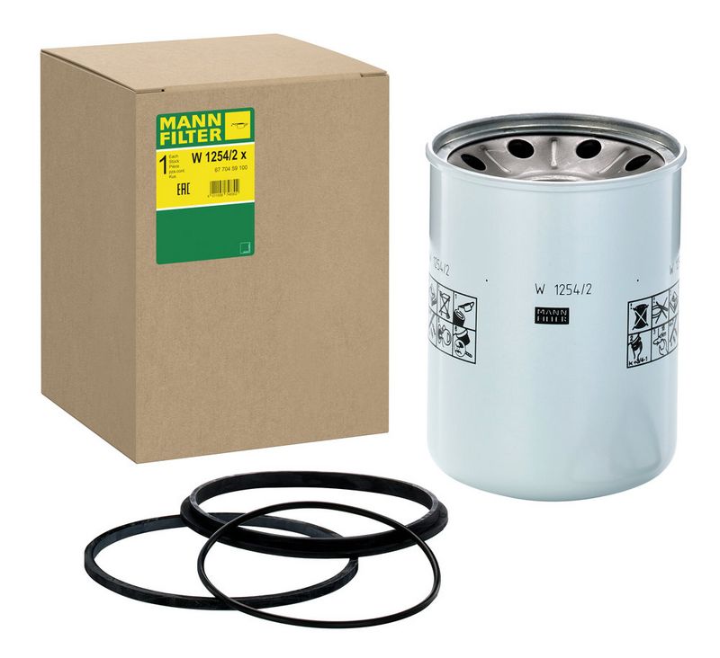 Filter, tööhüdraulika, MANN-FILTER W 1254, 2 x