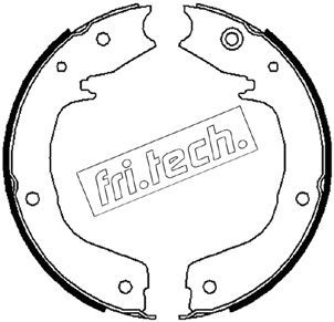 fri.tech. 1064.179 Комплект гальмівних колодок, стоянкове гальмо