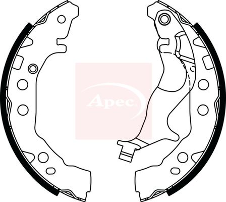 APEC Brake Shoe Set SHU839