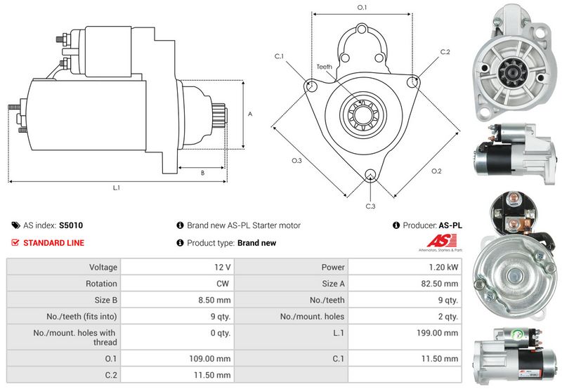 AS-PL S5010 Starter