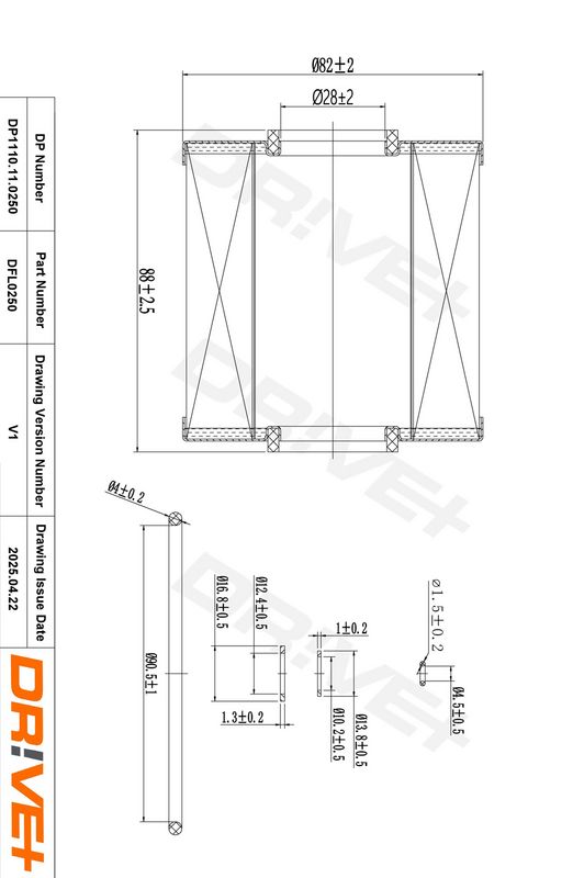 Filtru ulei DP1110.11.0250 Dr!ve+