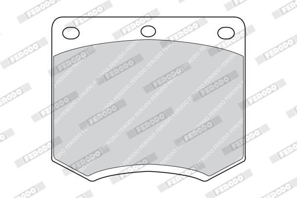 FERODO FDB167 Brake Pad Set, disc brake