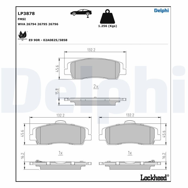 Автозапчастина DELPHI LP3878