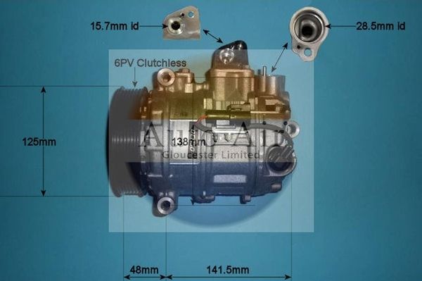 Auto Air Gloucester Compressor, air conditioning 14-2080