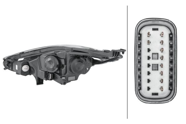 HELLA 1EE 354 803-021 Headlight