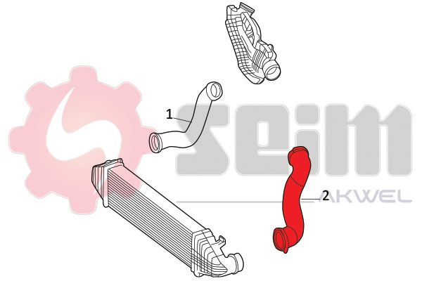 Шланг подачі наддувального повітря, Seim 981856