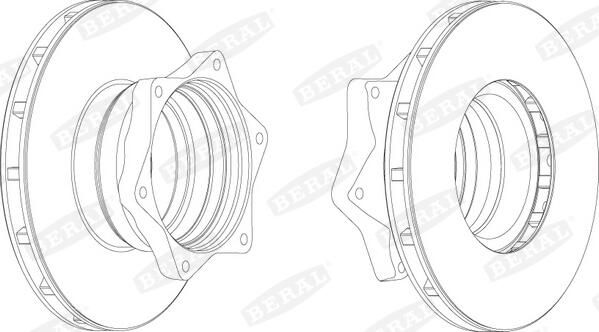 BERAL Remschijf