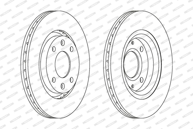 DISQUES DE FREIN VL (2P.) - DDF1140